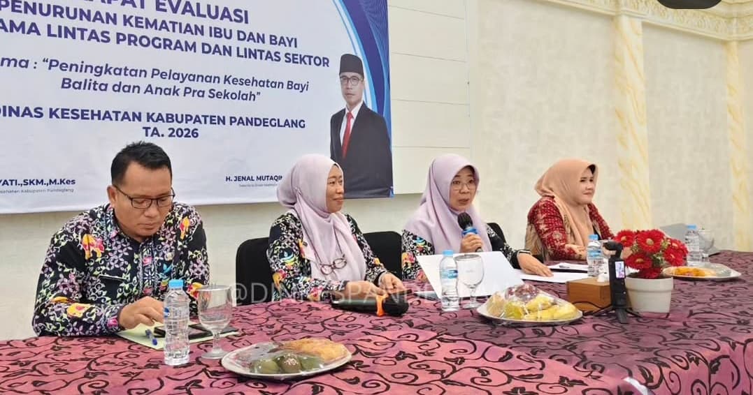 RAPAT EVALUASI PENURUNAN KEMATIAN IBU DAN BAYI BERSAMA LINTAS PROGRAM DAN LINTAS SEKTOR