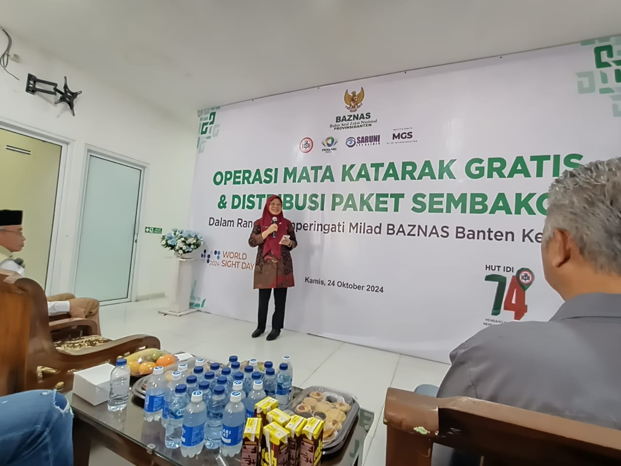 BAKTI SOSIAL OPERASI KATARAK GRATIS DALAM RANGKA MEMPERINGATI MILAD BAZNAS BANTEN KE-22 BAKTI SOSIAL OPERASI KATARAK GRATIS DALAM RANGKA MEMPERINGATI MILAD BAZNAS BANTEN KE-22