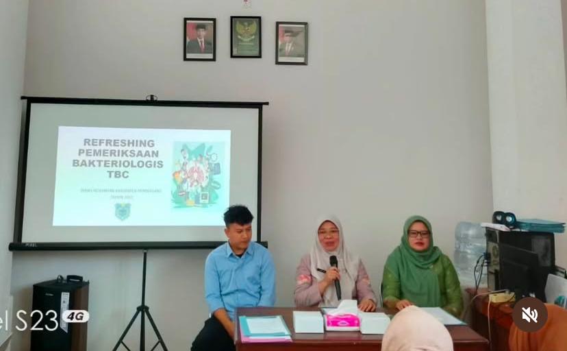 PERTEMUAN REFRESHING PEMERIKSAAN BAKTERIOLOGIS TBC TINGKATKAN KAPASITAS PETUGAS KESEHATAN DI PANDEGLANG PERTEMUAN REFRESHING PEMERIKSAAN BAKTERIOLOGIS TBC TINGKATKAN KAPASITAS PETUGAS KESEHATAN DI PANDEGLANG